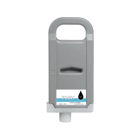 Canon PFI-706BK Cartouche d'encre Noir Remanufacturé