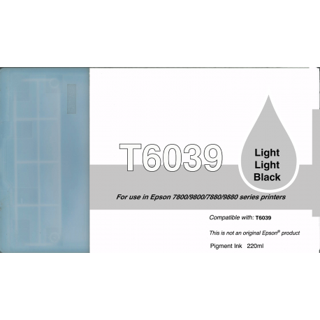 Epson T6039 Jet d'encre Gris Claire Remanufacturé