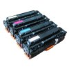 Pack 4 Toners HP CP2025 Black Cyan Magenta Yellow Compatible