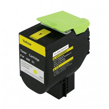 Lexmark CS310, CS410, CS510 Toner Jaune Remanufacturé 