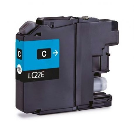 Brother LC-22EC Cartouche d'encre Cyan Compatible