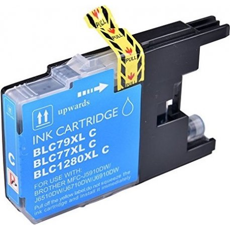Brother LC-1240C Cartouche d'encre Cyan Compatible