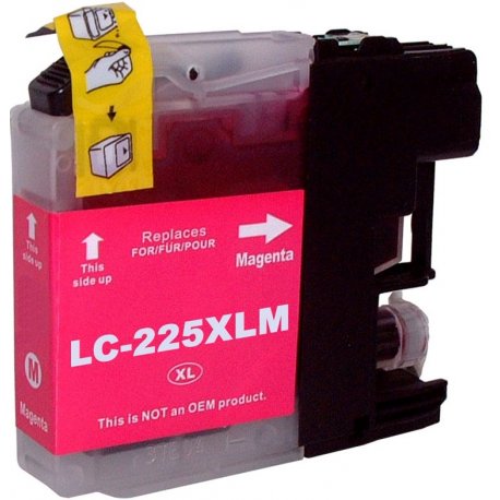 Brother LC-225XLM Jet d'Encre Magenta Compatible