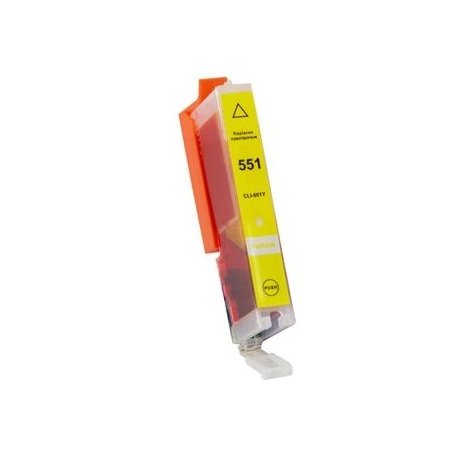 Canon CLI-551YXL Jet d'Encre Jaune Compatible