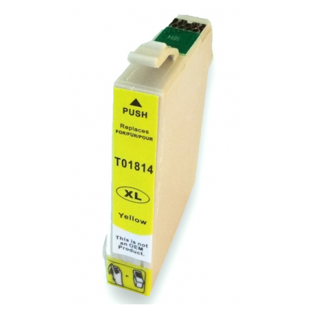 Epson T1814 Jet d'Encre Jaune Compatible