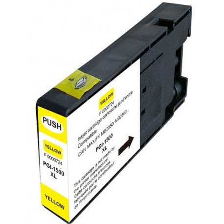 Canon PGI-1500XLY Jet d'Encre Jaune Compatible