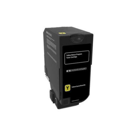 Lexmark CS720 XL Toner Jaune Remanufacturé