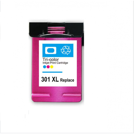 HP CH564EE / 301XL Jet d'Encre Cyan / Magenta / Jaune Remanufacturé