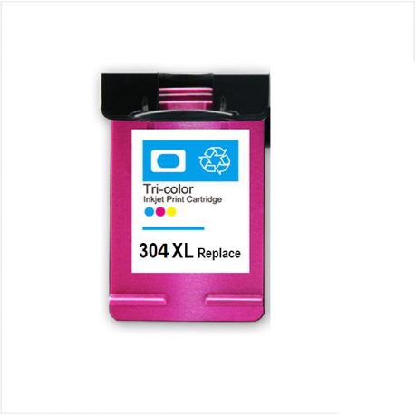 HP 304XL Cartouche d'encre Cyan Magenta Jaune Remanufacturé