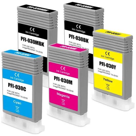 Canon PFI-030 Jet d'Encre Noir Compatible